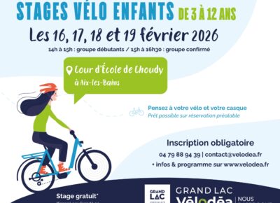 Stage vélo enfants vacances de février