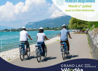 Fermeture 14 Juillet 2026 - Vélodéa